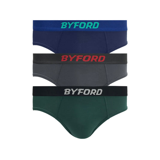 Byford 3pcs Men's Mini Briefs | Bamboo Elastane | BMB937271AS1
