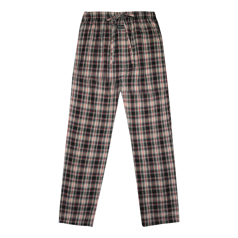 Checkered pants deals cotton on