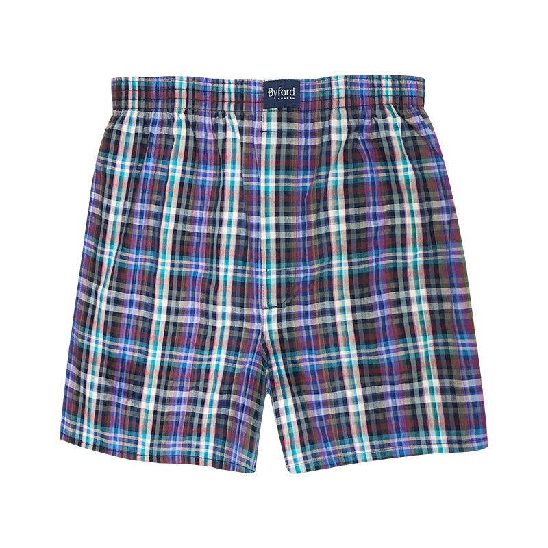 Byford 1pc Men's Woven Boxer Shorts | Cotton Blend | BMX806608AS1