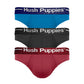 Hush Puppies 3pcs Men's Mini Briefs | Viscose Elastane | HMB308465AS1