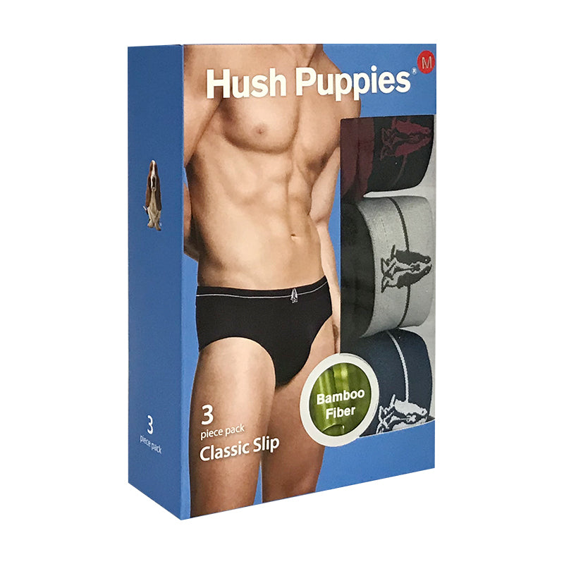 Hush Puppies 3pcs Men's Briefs | Bamboo Elastane | Classic | HMB705535AS1