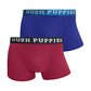 Hush Puppies 2pcs Men's Boxer Briefs | Cotton Elastane | HMX107725AS1