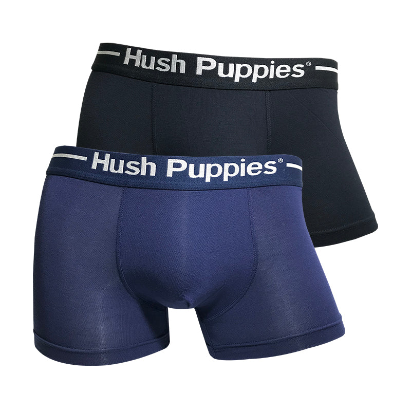Hush Puppies 2pcs Men's Boxer Briefs | Viscose Elastane | HMX308466AS1