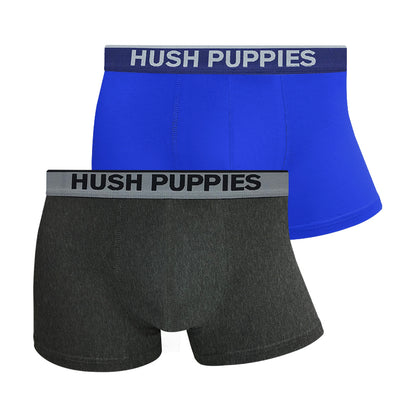 Hush Puppies 2pcs Men's Boxer Briefs | Bamboo Elastane | HMX702179AS1