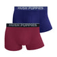 Hush Puppies 2pcs Men's Boxer Briefs | Bamboo Elastane | HMX702179AS1