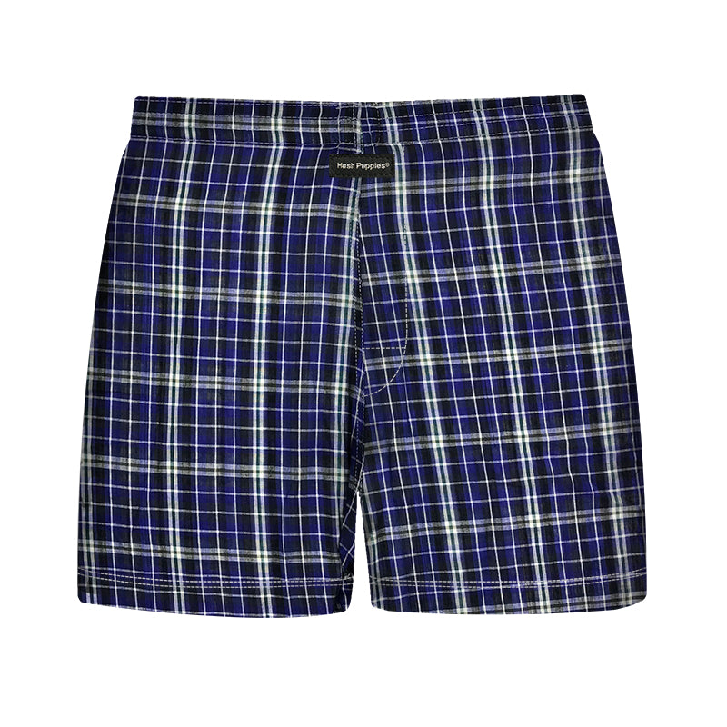 Hush Puppies 1pc Men's Woven Boxer Shorts | Cotton Blend | HMX807076AS1