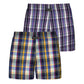 Hush Puppies 2pcs Men's Woven Boxer Shorts | Cotton Blend | HMX937275AS1