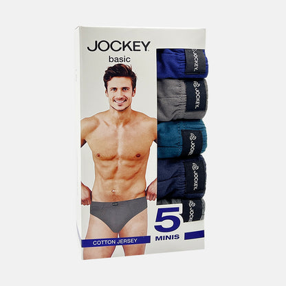 Jockey® 5pcs Men's Basic Briefs | Cotton Jersey | Mini | JMB958466AS1