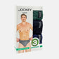 Jockey® 3pcs Men's Briefs | Bamboo Elastane | Hipster | JMB958473AS1