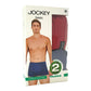 Jockey® 2pcs Men's Basic Trunks | Cotton Elastane | JMX958474AS1