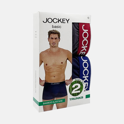 Jockey® 2pcs Men's Basic Trunks | Bamboo Elastane | JMX958476AS1