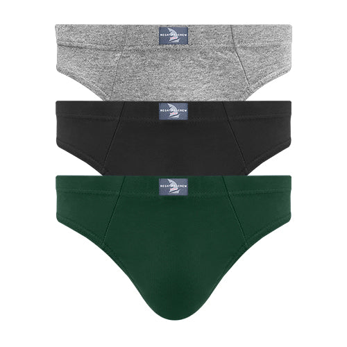 Regatta Crew 3pcs Men's Mini Briefs | Bamboo Elastane | RMB238021AS1