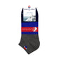 Regatta Crew 3prs Men's Ankle Socks - Colour Bar | Cotton Elastane | RMS237996AS1
