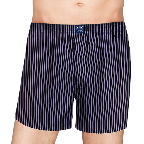 Regatta Crew 1pc Men's Boxer Shorts | Strips | Cotton Jersey | RMX237938AS1