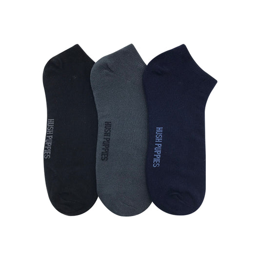 Hush Puppies 3prs Men's Ankle Socks | Cotton | SP4274